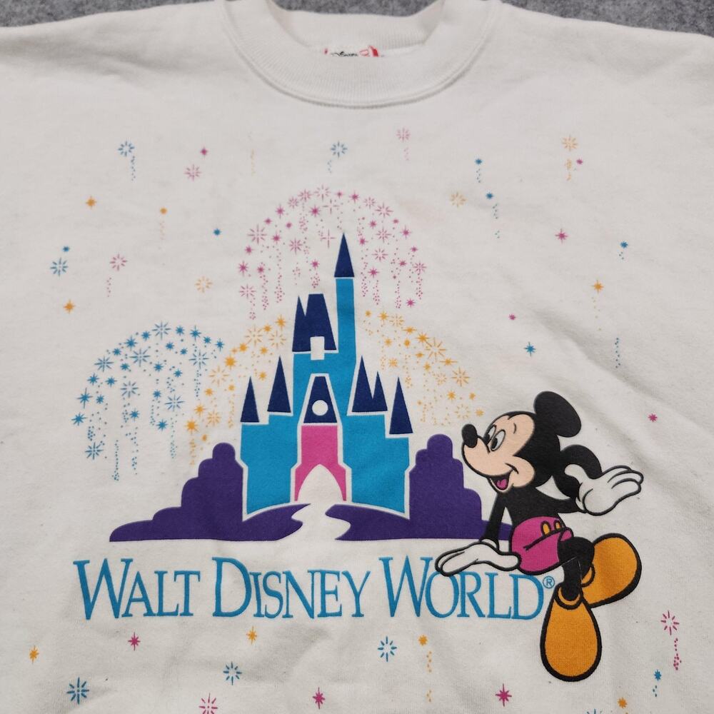 VTG Walt‎ Disney World Sweatshirt Mens XL Mickey Mouse Crewneck Pullover 90s USA - Picture 5 of 15